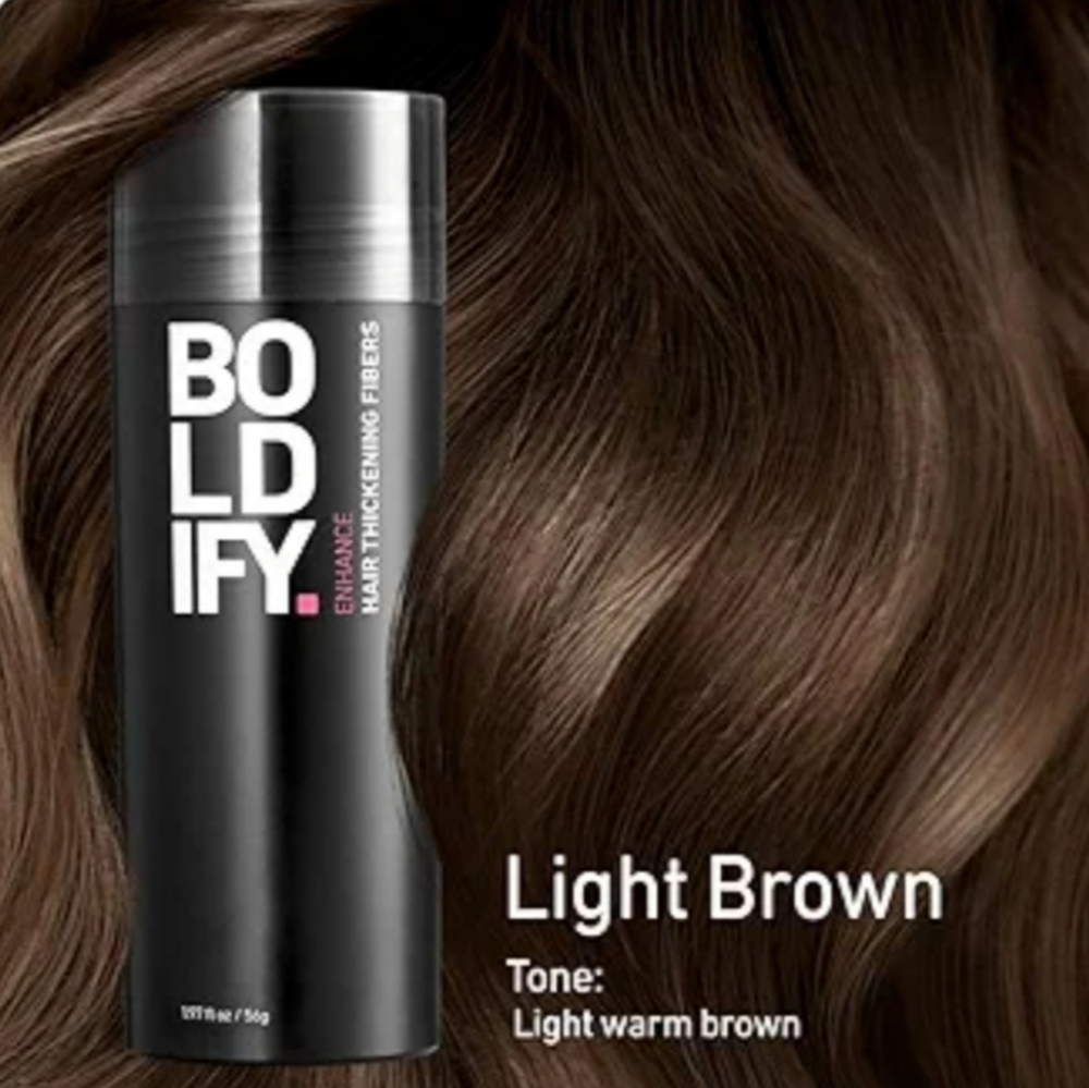 Boldify Hair Thickening Fibers light brown